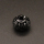 Resin Beads,Engraved spacer beads,Black,9x13mm,Hole:4mm,about 1.3g/pc,1pc/package,XBR00334amaa-L001