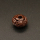 Resin Beads,Engraved spacer beads,Brown,9x13mm,Hole:4mm,about 1.3g/pc,1pc/package,XBR00337amaa-L001