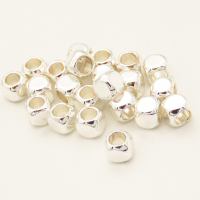 Brass Beads,Cube,Angle of attack,Long-lasting plated,White Silver,3x3mm,Hole:2mm,about 0.12g/pc,500 pcs/package,XFF00045bkab-L002