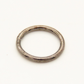 Brass Soldered Jump Rings,Ring,Long-lasting plated,Black,10x1mm,about 0.14g/pc,100 pcs/package,XFJ00003vhkb-L002