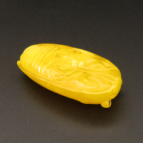 Resin Beads,Cicada,Yellow,15x24x52mm,Hole:2mm,about 13.5g/pc,1pc/package,XBR00357jibb-L001