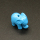 Resin Beads,Elephant,Sea blue,8x11x13mm,Hole:1mm,about 1.7g/pc,1pc/package,XBR00366hobb-L001