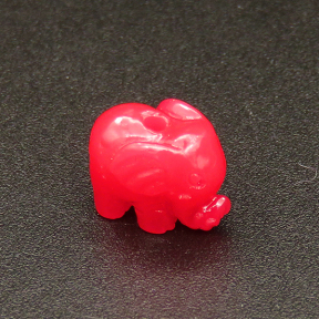 Resin Beads,Elephant,Color Mixing,7x8x10mm,Hole:1.5mm,about 0.5g/pc,1pc/package,XBR00379hmbb-L001
