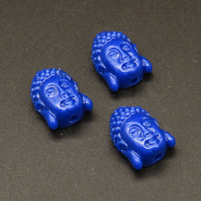 Resin Beads,Buddha statue,Color Mixing,7x9x13mm,Hole:1.5mm,about 1.0g/pc,1pc/package,XBR00389bobb-L001