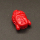 Resin Beads,Buddha head,Red,8x11x16mm,Hole:2.5mm,about 2.7g/pc,1pc/package,XBR00410hjbb-L001