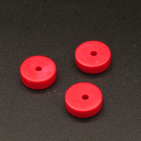 Resin Beads,Gasket,Red,4x11mm,Hole:2mm,about 1.0g/pc,1pc/package,XBR00423hbab-L001
