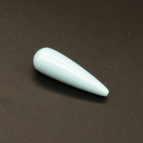 Resin Beads,Water Droplets,Light blue,8x27mm,Hole:1mm,about 1.7g/pc,1pc/package,XBR00451jibb-L001
