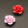 Resin Cabochons,Flower,Color Mixing,8x15mm,Hole:1.5mm,about 1.3g/pc,1pc/package,XBR00472hjbb-L001