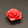Resin Cabochons,Flower,Red,8x15mm,Hole:1.5mm,about 1.3g/pc,1pc/package,XBR00473hjbb-L001