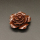 Resin Cabochons,Flower,Brown,13x35mm,Hole:2mm,about 9.0g/pc,1pc/package,XBR00488jlbb-L001