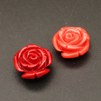 Resin Cabochons,Flower,Color Mixing,8x14mm,Hole:1.5mm,about 1.7g/pc,1pc/package,XBR00496hhbb-L001