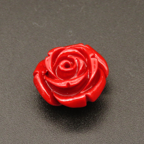 Resin Cabochons,Flower,Color Mixing,8x14mm,Hole:1.5mm,about 1.7g/pc,1pc/package,XBR00496hhbb-L001