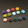 Resin Cabochons,Flower,Color Mixing,6x12mm,Hole:1.5mm,about 0.8g/pc,1pc/package,XBR00500bpvb-L001