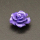 Resin Cabochons,Flower,Light purple,6x12mm,Hole:1.5mm,about 0.8g/pc,1pc/package,XBR00511bpvb-L001