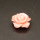 Resin Cabochons,Flower,Light pink,6x12mm,Hole:1.5mm,about 0.8g/pc,1pc/package,XBR00514bpvb-L001