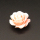 Resin Cabochons,Flower,Light pink,14x25mm,Hole:1.5mm,about 5.0g/pc,1pc/package,XBR00522hobb-L001