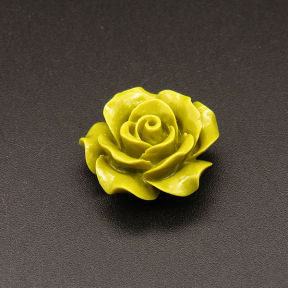 Resin Cabochons,Flower,Color Mixing,9x21mm,Hole:1.5mm,about 1.8g/pc,1pc/package,XBR00528hlbb-L001