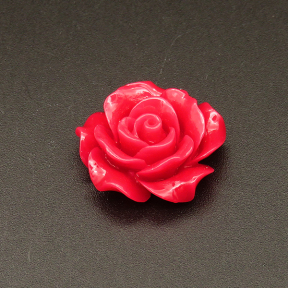 Resin Cabochons,Flower,Color Mixing,9x21mm,Hole:1.5mm,about 1.8g/pc,1pc/package,XBR00528hlbb-L001