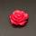 Resin Cabochons,Flower,Dark pink,9x21mm,Hole:1.5mm,about 1.8g/pc,1pc/package,XBR00534hlbb-L001