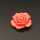 Resin Cabochons,Flower,Pink,11x31mm,Hole:1mm,about 8.9g/pc,1pc/package,XBR00542hlbb-L001