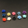 Resin Cabochons,Flower,Color Mixing,7x15mm,Hole:1.5mm,about 1.3g/pc,1pc/package,XBR00545hjbb-L001
