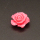 Resin Cabochons,Flower,Tender pink,7x15mm,Hole:1.5mm,about 1.3g/pc,1pc/package,XBR00549hjbb-L001