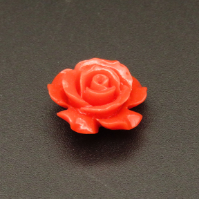 Resin Cabochons,Flower,Color Mixing,7x15mm,Hole:1.5mm,about 1.3g/pc,1pc/package,XBR00545hjbb-L001
