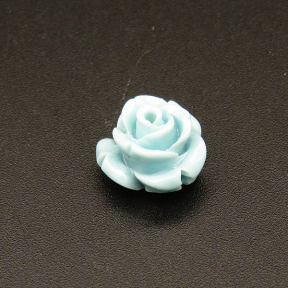 Resin Cabochons,Flower,Color Mixing,9x12mm,Hole:1.5mm,about 0.9g/pc,1pc/package,XBR00577bpvb-L001