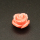 Resin Cabochons,Flower,Pink,9x12mm,Hole:1.5mm,about 0.9g/pc,1pc/package,XBR00586bpvb-L001