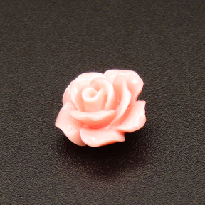 Resin Cabochons,Flower,Color Mixing,6x10mm,Hole:1mm,about 0.4g/pc,1pc/package,XBR00588bnbb-L001