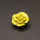 Resin Cabochons,Flower,Yellow,6x10mm,Hole:1mm,about 0.4g/pc,1pc/package,XBR00598bnbb-L001