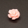 Resin Cabochons,Flower,Light pink,6x9mm,Hole:1mm,about 0.3g/pc,1pc/package,XBR00601bnbb-L001