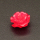Resin Cabochons,Flower,Orange,6x9mm,Hole:1mm,about 0.3g/pc,1pc/package,XBR00606bnbb-L001