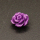 Resin Cabochons,Flower,Dark purple,6x9mm,Hole:1mm,about 0.3g/pc,1pc/package,XBR00610bnbb-L001