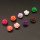 Resin Cabochons,Flower,Color Mixing,9x10mm,Hole:1mm,about 0.6g/pc,1pc/package,XBR00614bnbb-L001