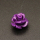 Resin Cabochons,Flower,Purple,9x10mm,Hole:1mm,about 0.6g/pc,1pc/package,XBR00618bnbb-L001