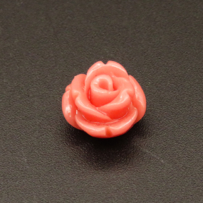 Resin Cabochons,Flower,Color Mixing,9x10mm,Hole:1mm,about 0.6g/pc,1pc/package,XBR00614bnbb-L001
