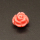 Resin Cabochons,Flower,Pink,9x10mm,Hole:1mm,about 0.6g/pc,1pc/package,XBR00620bnbb-L001