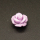 Resin Cabochons,Flower,Light purple,9x10mm,Hole:1mm,about 0.6g/pc,1pc/package,XBR00623bnbb-L001