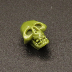 Resin Cabochons,Skeleton,Color Mixing,7x10x12mm,Hole:1mm,about 0.7g/pc,1pc/package,XBR00632bobb-L001
