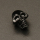 Resin Cabochons,Skeleton,Black,7x10x12mm,Hole:1mm,about 0.7g/pc,1pc/package,XBR00642bobb-L001
