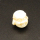 Resin Beads,Laughing Buddha,Cream color,10x10x11mm,Hole:1mm,about 0.8g/pc,1pc/package,XBR00652hlbb-L001