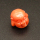 Resin Beads,Laughing Buddha,Orange,10x10x11mm,Hole:1mm,about 0.8g/pc,1pc/package,XBR00653hlbb-L001