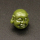Resin Beads,Laughing Buddha,Grass green,10x10x11mm,Hole:1mm,about 0.8g/pc,1pc/package,XBR00654hlbb-L001
