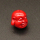 Resin Beads,Laughing Buddha,Red,10x10x11mm,Hole:1mm,about 0.8g/pc,1pc/package,XBR00656hlbb-L001