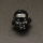 Resin Beads,Laughing Buddha,Black,10x10x11mm,Hole:1mm,about 0.8g/pc,1pc/package,XBR00657hlbb-L001