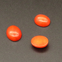 Natural Agate,Cabochons,Suede Half ellipse,Orange,4x8x10mm,about 0.5g/pc,1pc/package,XFCA00027bobb-L001