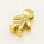 Brass Slide Charms,Boy,Golden,15x10mm,Hole:10x2mm,about 1.94g/pc,5 pcs/package,XFPC00693vail-L002