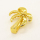 Brass Slide Charms,Coconut Tree,Golden,14x12mm,Hole:10x2mm,about 1.23g/pc,5 pcs/package,XFPC00698vail-L002