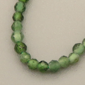 Natural Green Aventurine Beads Strands,Round,Faceted,Grass Green,2mm,Hole:0.5mm,about 190 pcs/strand,about 4 g/strand,5 strands/package,14.96"(38cm),XBGB05028vbmb-L020